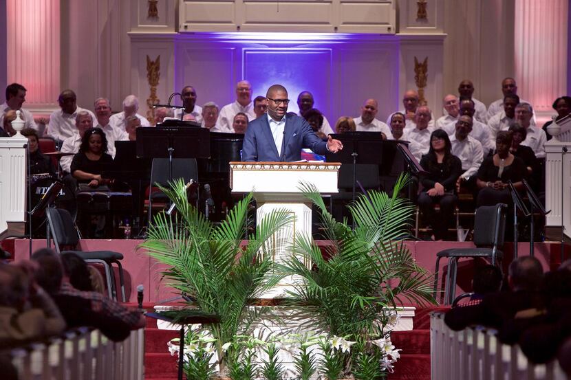 Pastor Bryan Carter of Concord Church preached at Park Cities Baptist Church on Palm Sunday...