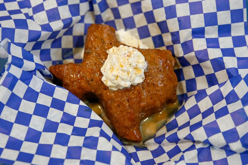 Texas Pumpkin Poke Cake was created by State Fair concessionaire Michelle Edwards. It's a...