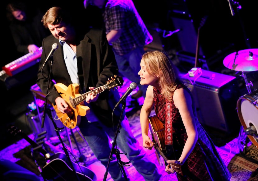 Bruce Robison (left) and wife Kelly Willis perform their Holiday Shindig, a recurring...