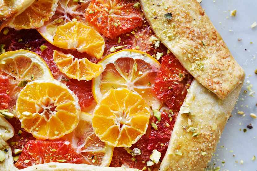 Rustic citrus galette 