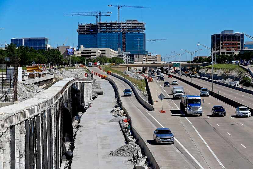 The new office project will be on the west side of the Dallas North Tollway just south of...