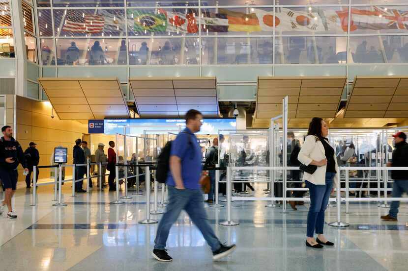 DFW International Airport  projected a total of 1.1 million travelers to use the airport...