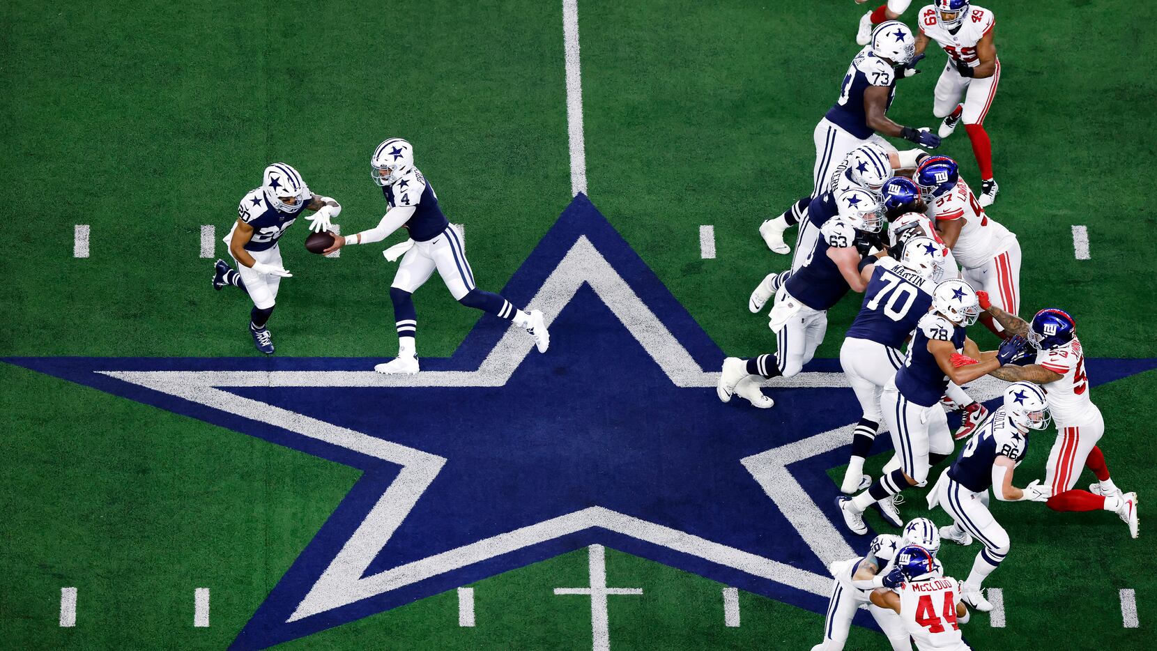 Cowboys-Giants Thanksgiving game sets record for most-watched