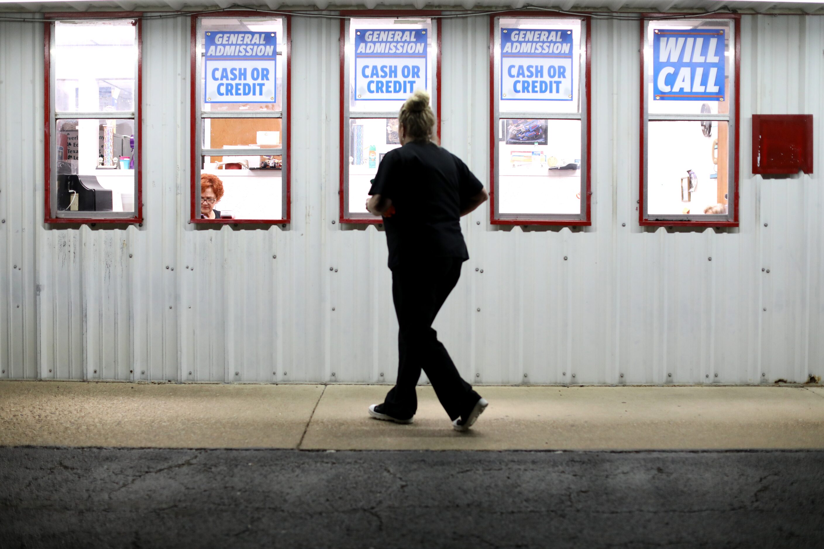 The ticket window at Devil's Bowl Speedway. (Jason Janik/Special Contributor)