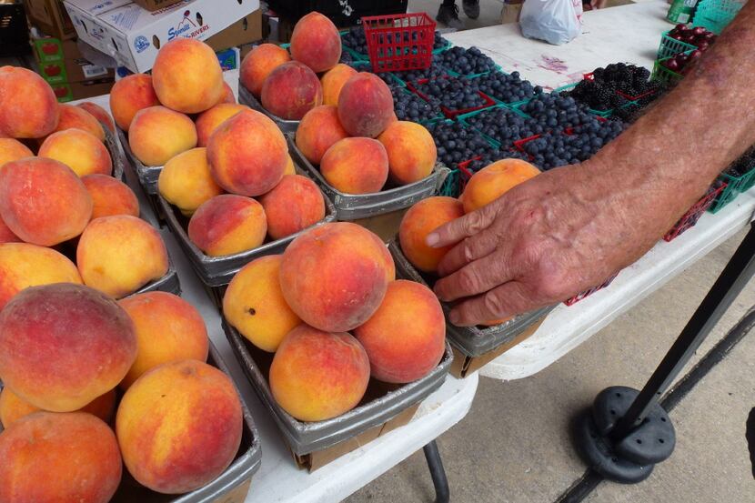 Stubblefield Produce brings in Parker County peaches, at their height of sweetness and...