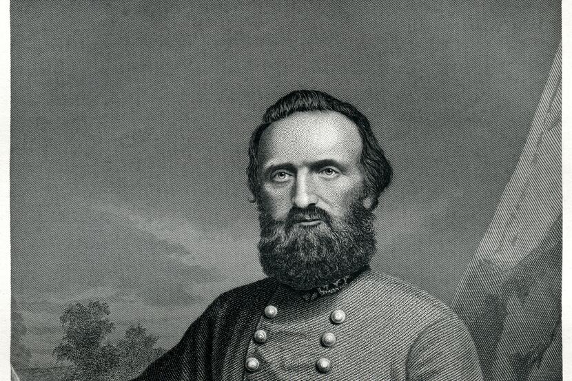 An engraving done in 1873 features Stonewall Jackson, who died 10 years earlier during the...