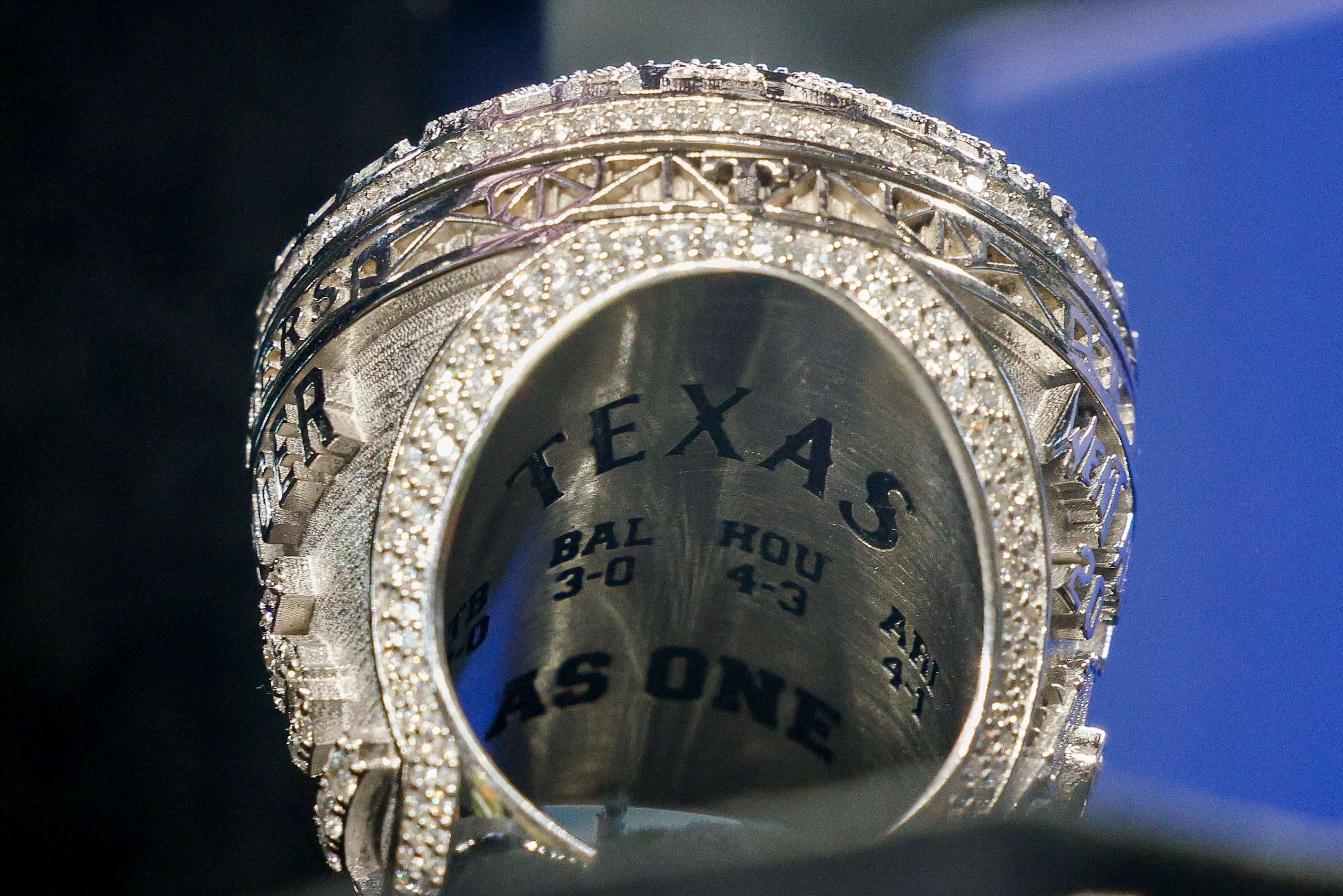 A detailed look at Texas Rangers shortstop Corey Seager’s World Series championship ring,...