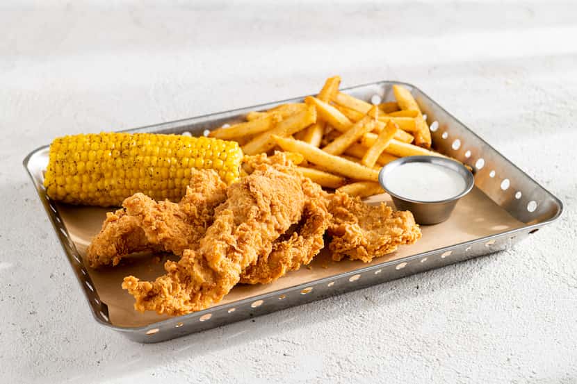 Chili's Crispy Chicken Crispers (pictured) are now the top-selling chicken tender on the...