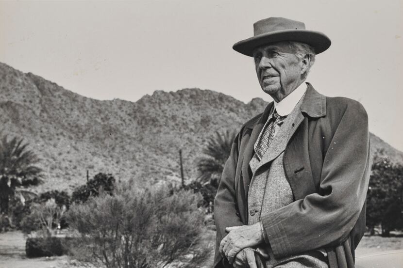An undated photo of American architect Frank Lloyd Wright (The Museum of Modern Art | Avery...