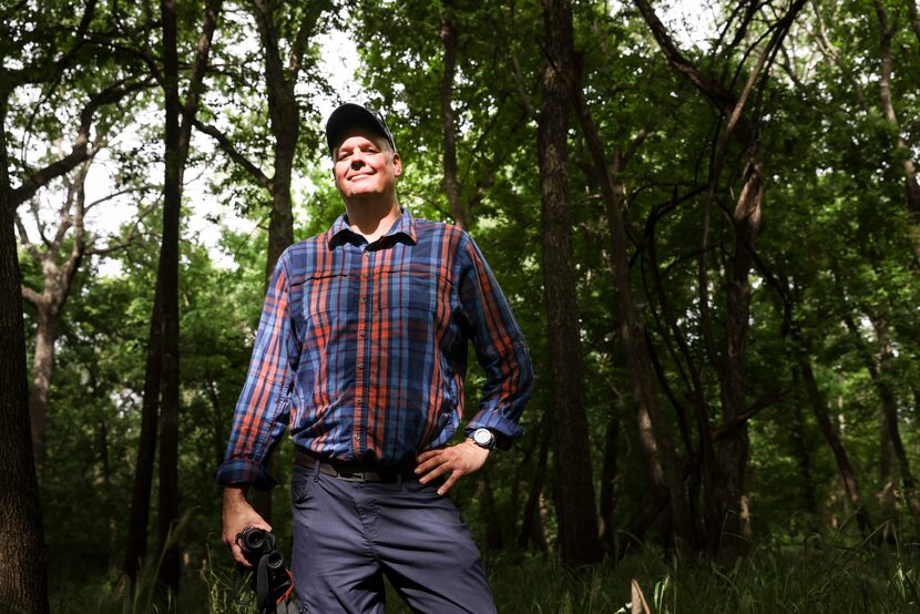 Naturalist Ben Sandifer, photographed Wednesday amid a stand of green ash trees, knows the...