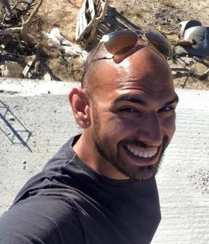 Elijah Hernandez poses for a selfie at a worksite in Cabo San Lucas while on a mission trip....
