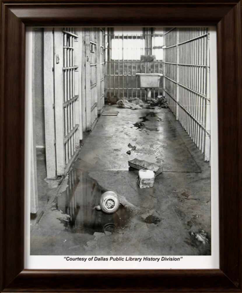 A photo taken after Bailey's jail escape shows a littered hallway.