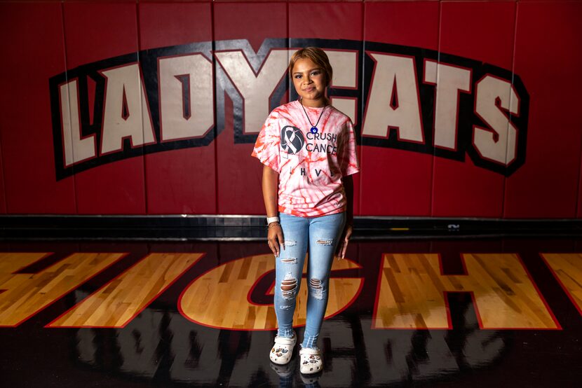 Nayeli Soto pictured at Lake Highlands High School, Tuesday, Oct. 11, 2022 in Dallas. 