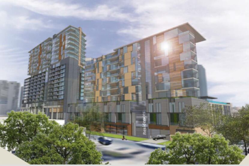 JMJ Development's Design District project would include hotel rooms, condos and apartments...
