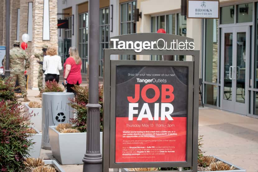 Tanger Outlets hosted a job fair in Fort Worth location on May 13.