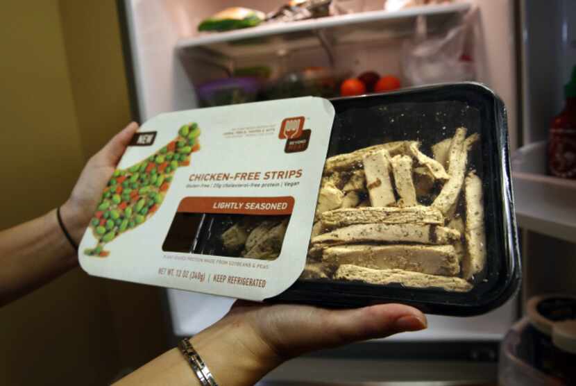 The company sells 12-ounce trays of its chicken-free strips for $5.29 at Whole Foods. The...