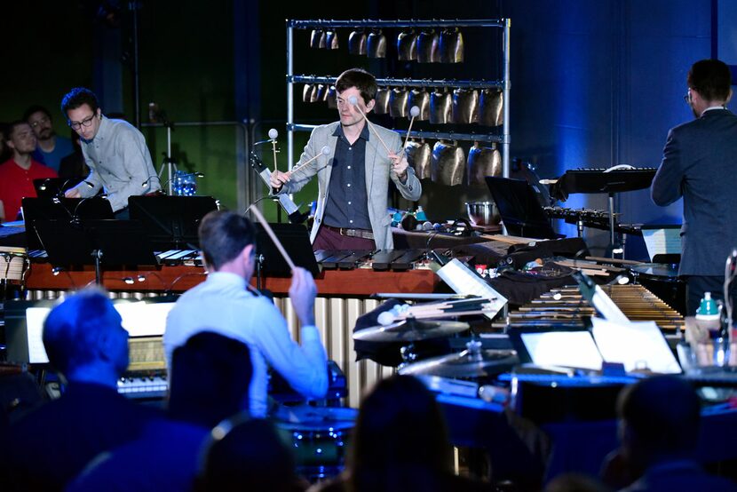 Third Coast Percussion performs Paddle to the Sea on Wednesday, Oct. 18, 2017, at the Nasher...