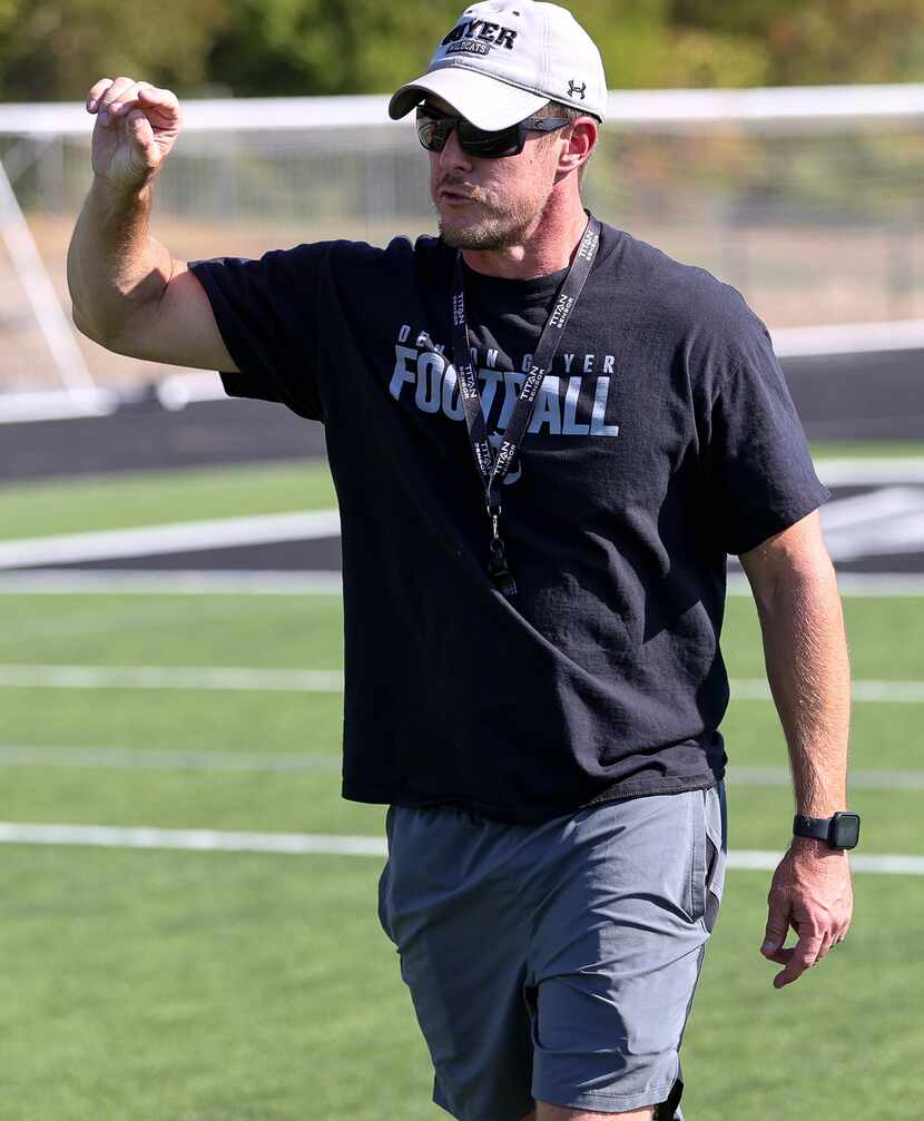 Keese, the strength and safeties coach at Denton Guyer, is constantly learning more about...