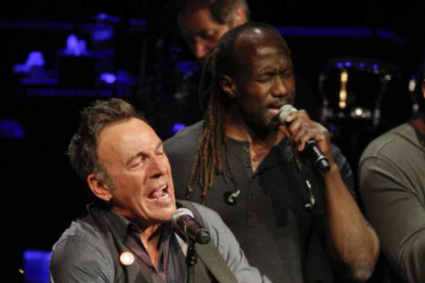 Bruce Springsteen performs with the E Street Band during the SXSW Music Festival in Austin,...