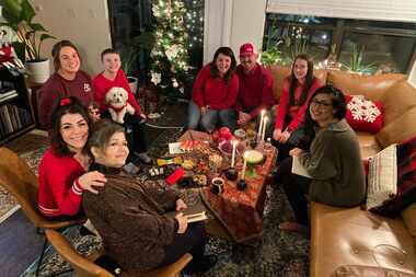 Yalda Night 2020 with Sarah Sedaghatzadeh (left) and her family included an after-dinner...