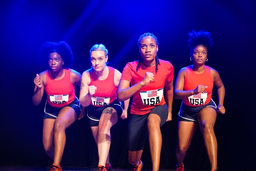 From left, Tayla Underwood, Claire Fountain, Shanthany Wilkerson and Monica Jones, stars of...