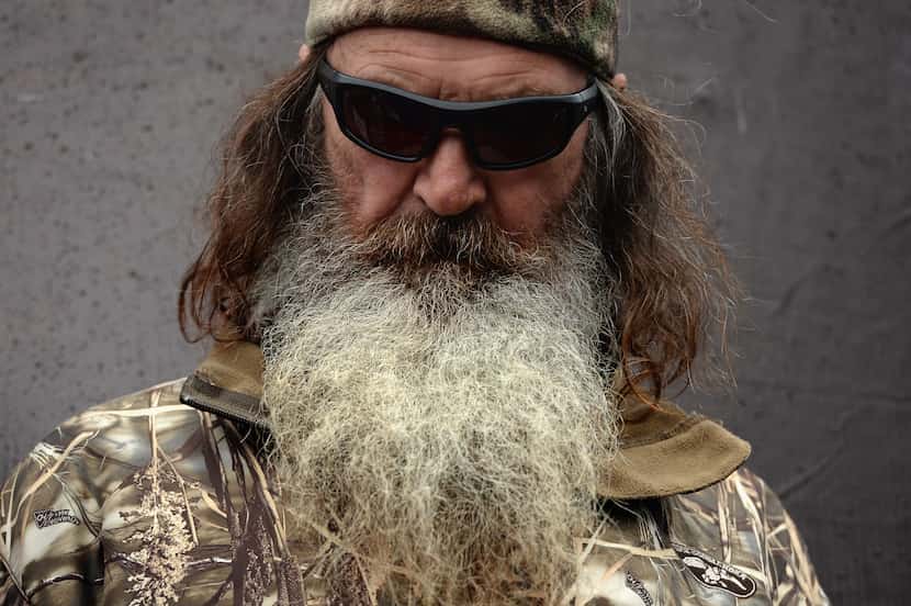 FORT WORTH, TX - APRIL 06:  Honorary Starter, reality TV personality Phil Robertson takes...
