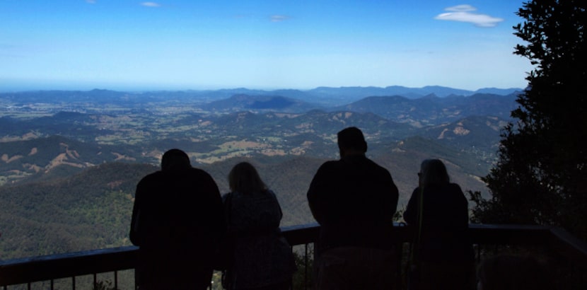 While walking along Springbrook Plateau, in the Gondwana Rainforests of Australia World...