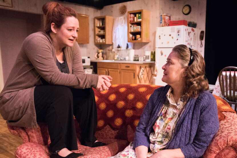 Jessica Cavanagh, left, plays Jesse Cates and Amber Devlin plays  Mama (Thelma Cates) in the...