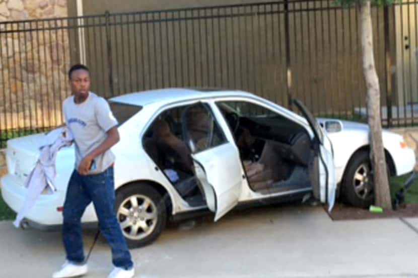  A witness took a photo of a suspected car thief. (Dallas Police Department)