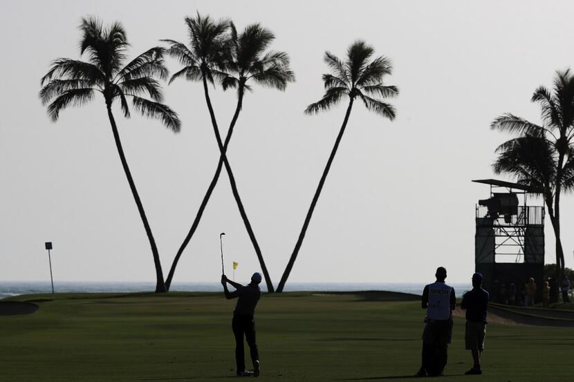 HONOLULU, HI - JANUARY 11:  Jordan Spieth of the United States plays a shot during the...