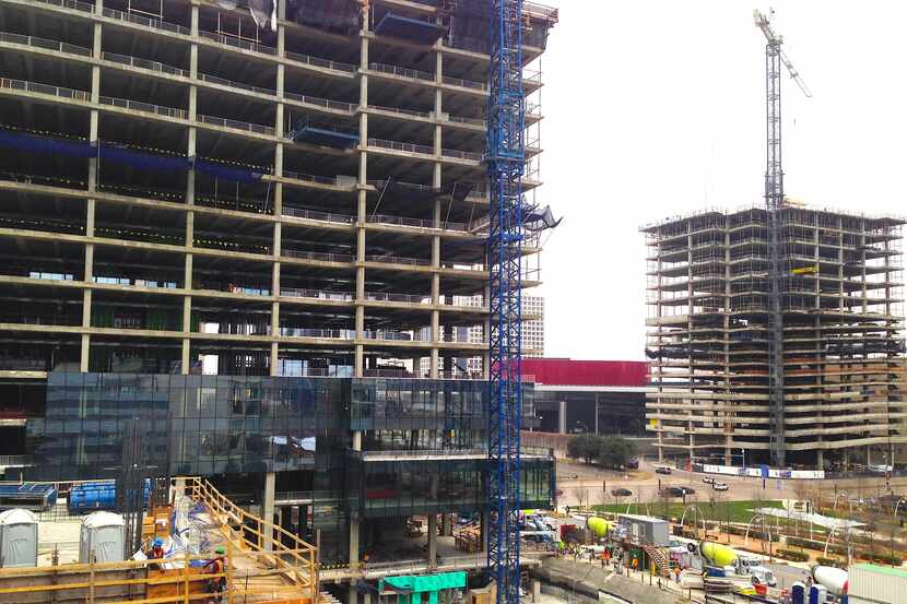 About 6 million square feet of office space is under construction in the Dallas-Fort Worth...