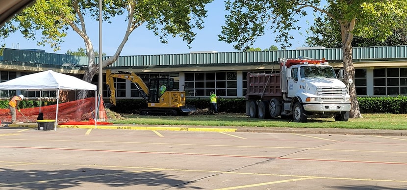 The Environmental Protection Agency began excavating and remediating contaminated soil...