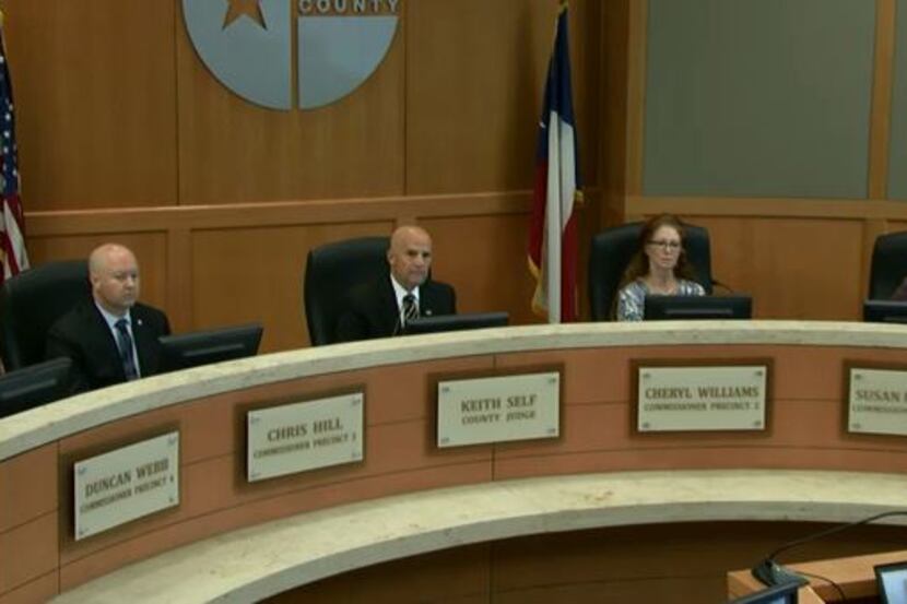 Collin County commissioners discussed building permits in extraterritorial jurisdictions at...