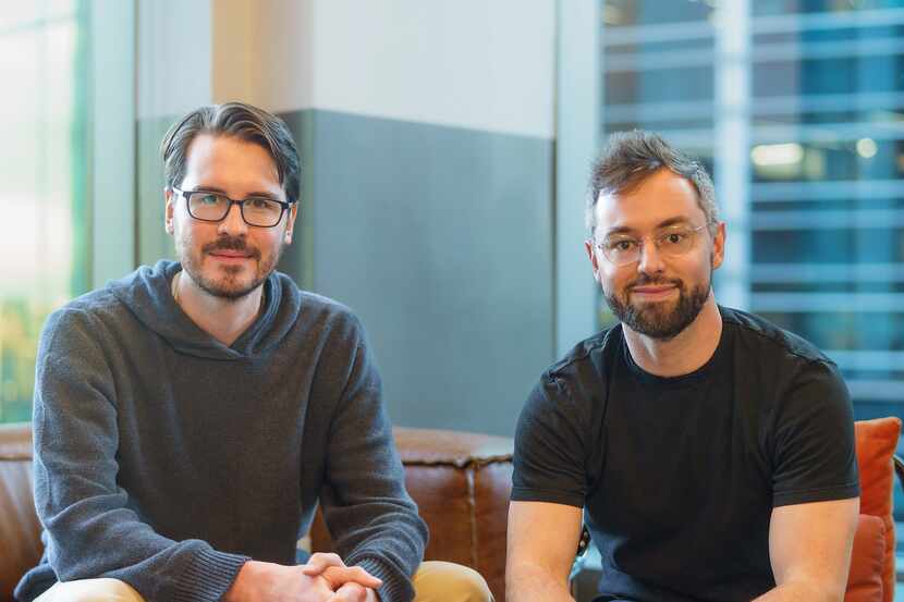 Jake Rome (left) and Josh Ernst founded Backflip, a real estate and fintech startup based in...