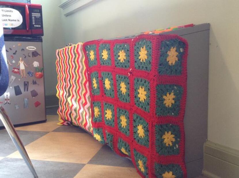 
Yarn-bombing projects added Thursday
