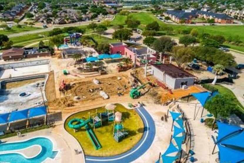 Farmers Branch Frog Pond Water Park (Cortesía: City of Carrollton)
