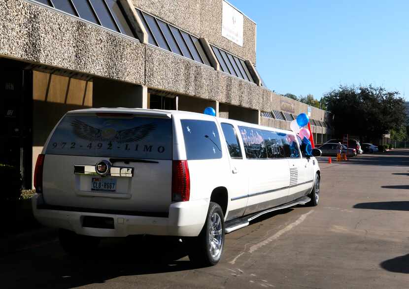 A chauffeured limo took women from the Urban Inter-Tribal Center of Texas to UT Southwestern...