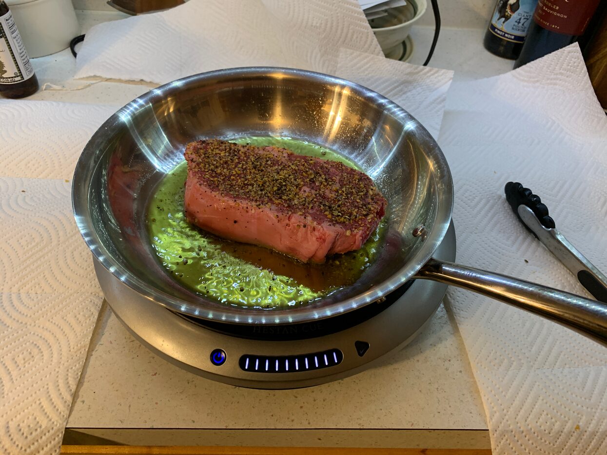 The Hestan Cue is perfect for steak.