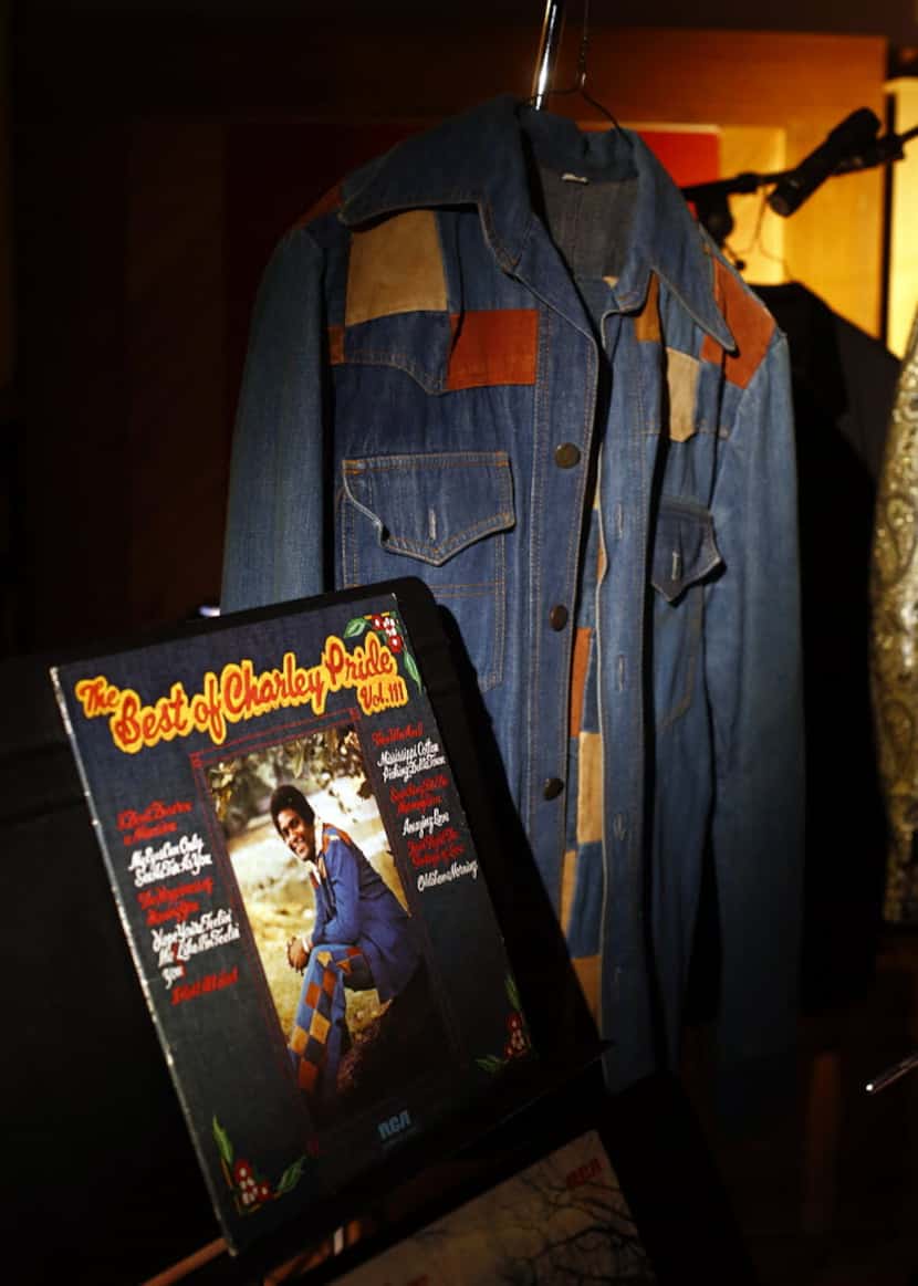 Country star Charley Pride's denim jacket he wore on The Best of Charley Pride Vol III is...