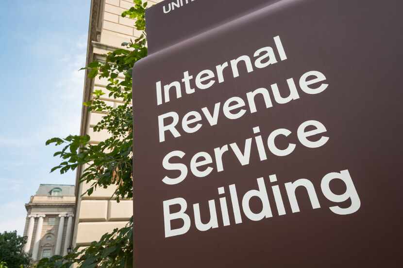The Internal Revenue Service building in Washington, D.C. The IRS is responsible for...