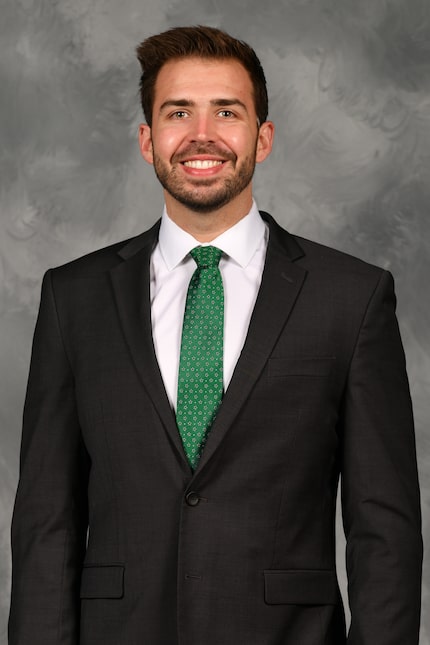 Matt Rodell, Assistant Video Coach of the Dallas Stars. (Photo by Glenn James/NHLI via Getty...