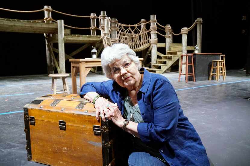 Robyn Flatt during rehearsal of "Treasure Island" at the Dallas Children's Theater in...