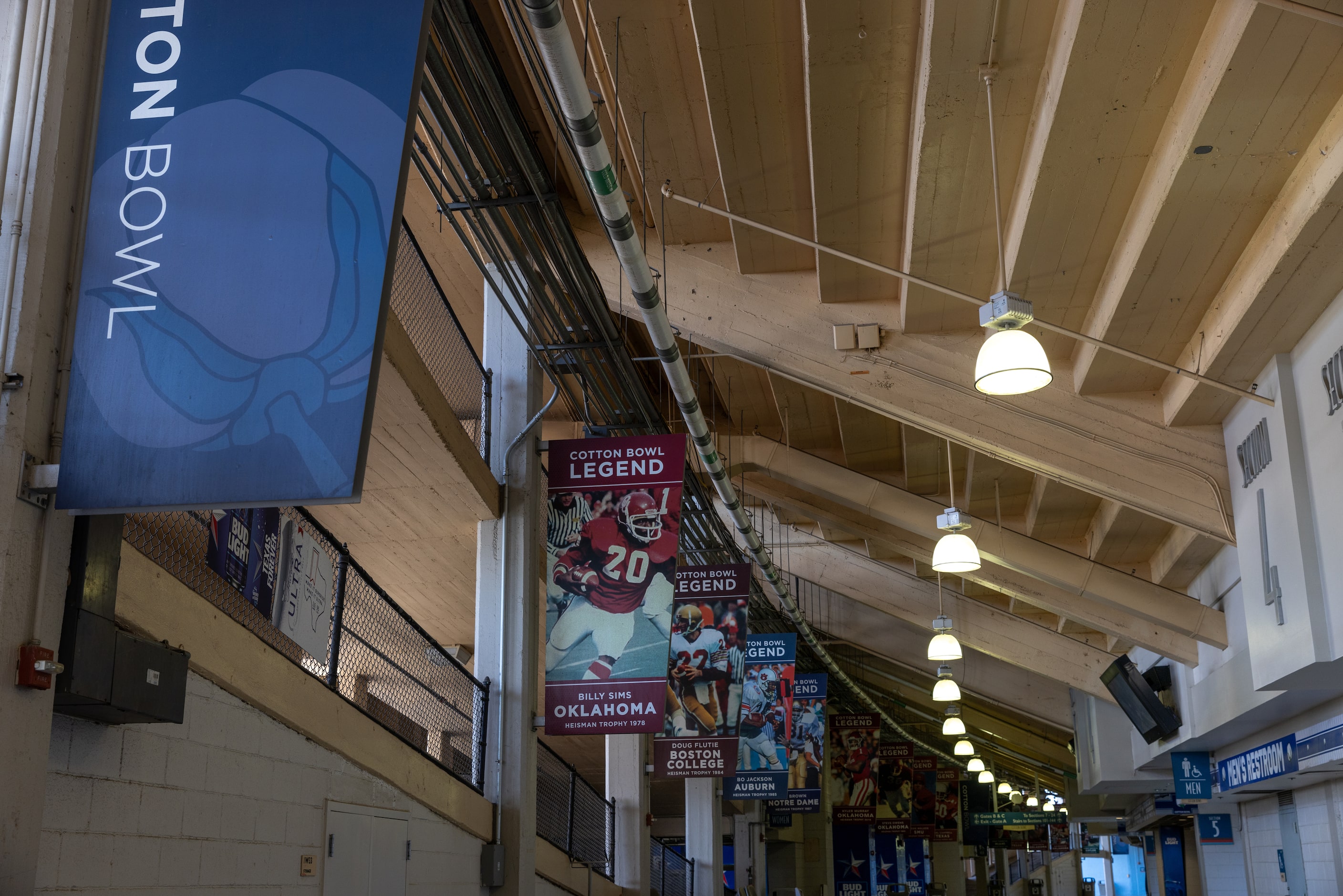 The inside of the Cotton Bowl at the State fair of Texas on Sept. 20, 2024. 