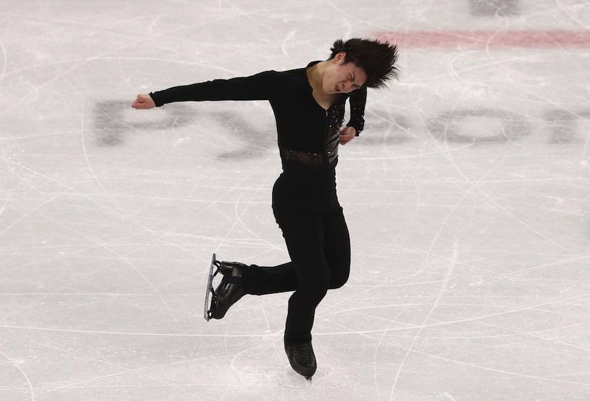 Keiji Tanaka of Japan competes during the Men's Single Skating Short Program at Gangneung...