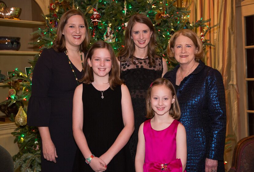 Deborah Hay Spradley with her daughters, Jessica Epperson and Rachel Spradley, and two of...