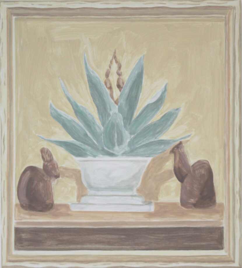 Framed Painting: Ornamental Still Life, 2011 Section: Acrylic on canvas over board 27 x 24...