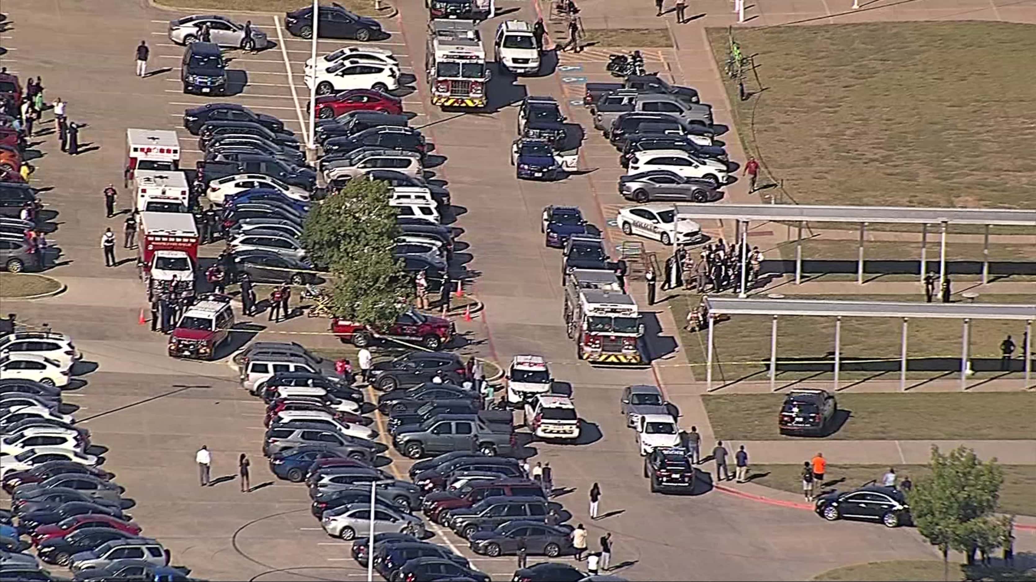 There was a heavy police presence at Timberview High School on Wednesday morning.