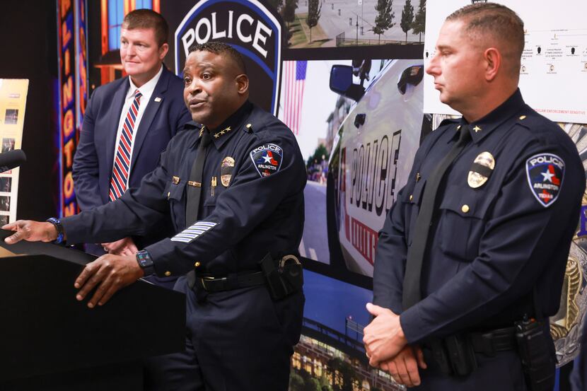 Arlington police Chief Al Jones called the NIBIN Engagement Team a "game changer" at a news...