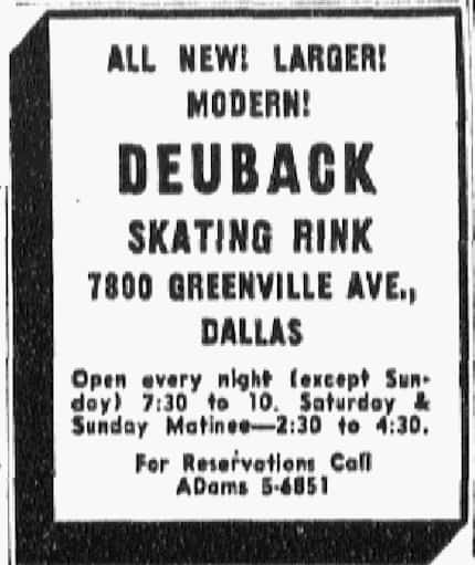 An advertisement in the Dec. 14, 1957, issue of The Dallas Morning News.