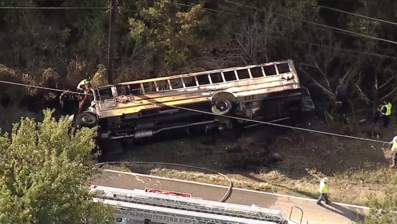One student has died after a Mesquite ISD school bus rolled into a ditch Wednesday afternoon...